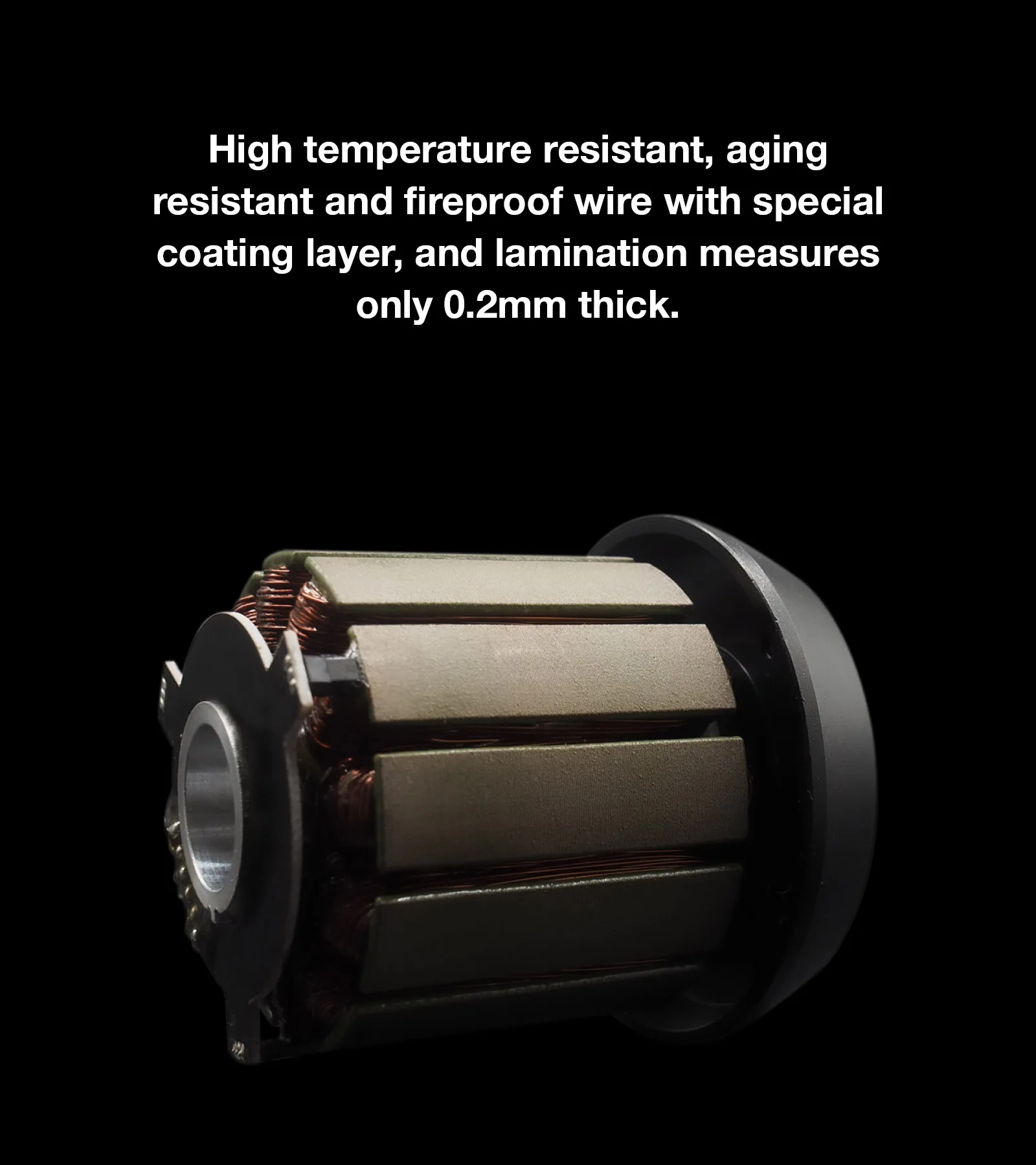 2200W Max Power 9000 RPM 3Nm Max Torque Brushless Motor for Underwater Thruster Applications