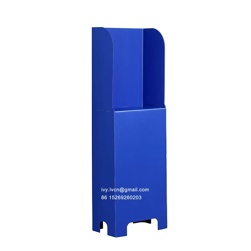 Assembled Collapsible Corrugated Plastic Sheet Voting Booth