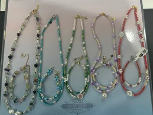 YOB 2026 Natural White South Sea Pearl Necklace Saltwater Baroque Shape Strand String Genuine Pearl Vintage Third Party