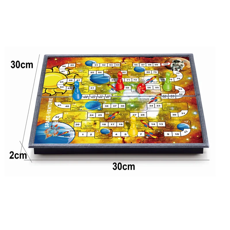 New Play Fun Chess Games Interactive Toys Space Venture Jumping Chess Toys Board Game
