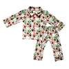 Christmas Gnome White Pajama Set