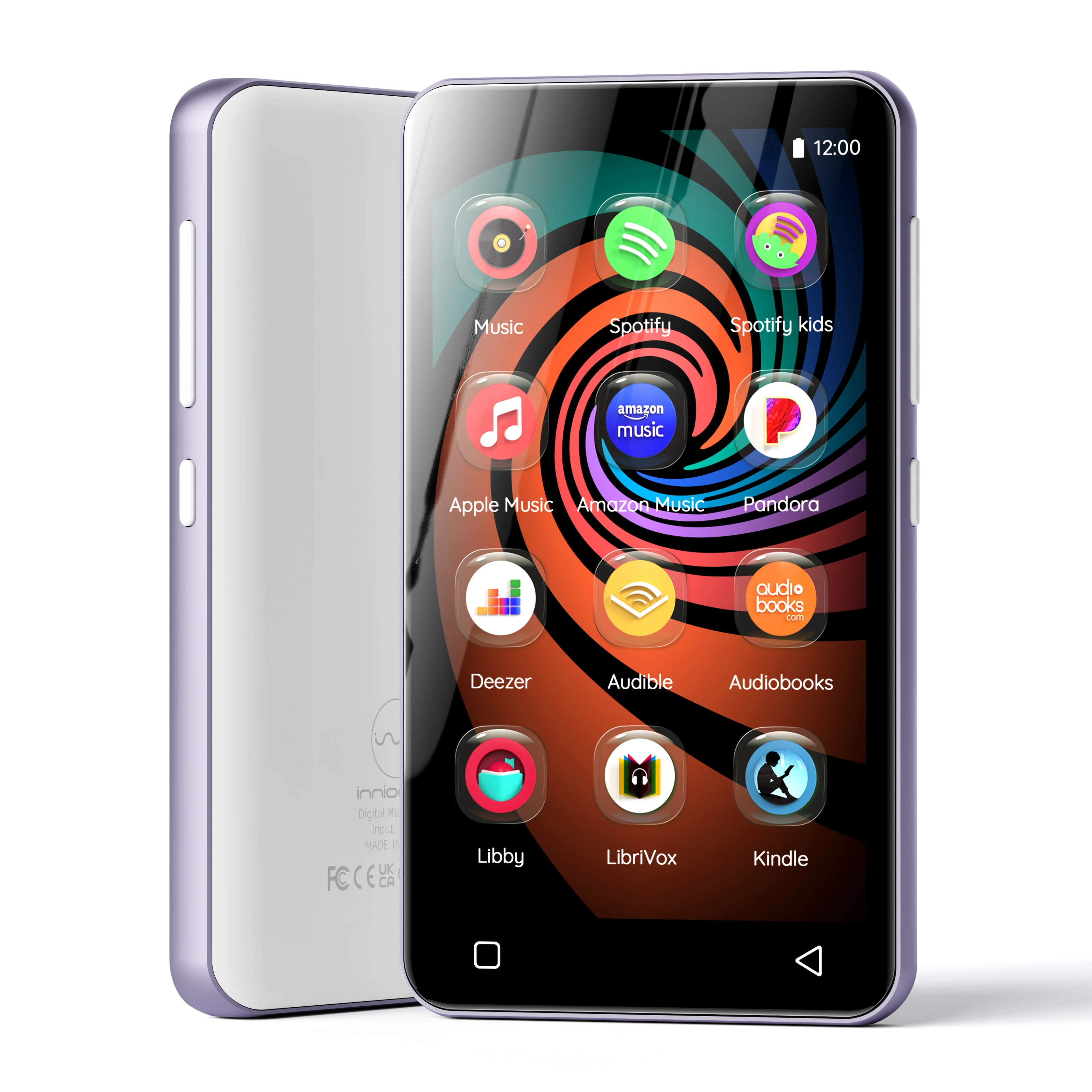 Portable 1TB Expandable Storage MP4 Music Player with Hi-Fi Audio Wireless Streaming & E Reader, Support Gift-Ready Packaging