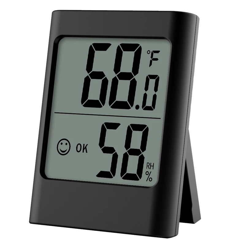 Digital Thermometer Hygrometer Room Thermometer With Smile Indicator 