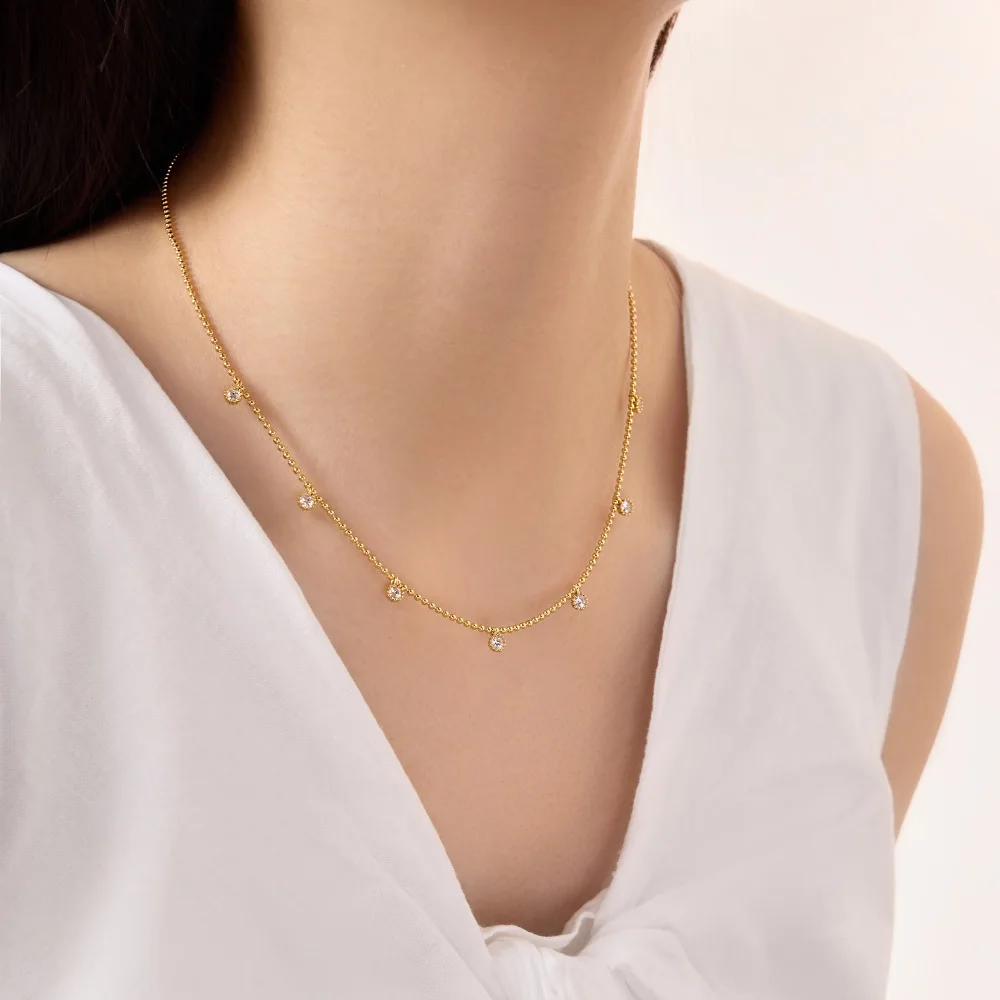 KAKODIY Premium Fine Design Jewelry 925 Sterling Silver Chain 5A Cubic Zirconia Multi Pendant Necklace Fashion Jewelry detail 2
