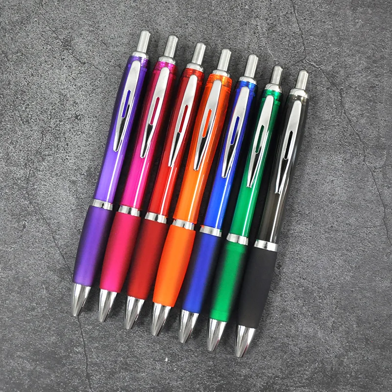 Multi Colors Promotional Plastic Ballpoint Pen for Office Supplies