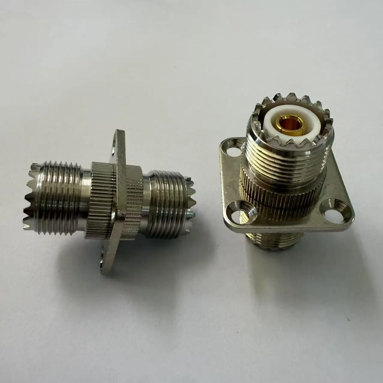Hot Selling UHF-KKF Adapter UHF Female to UHF Female Flange Connector UHF Adapter supplier