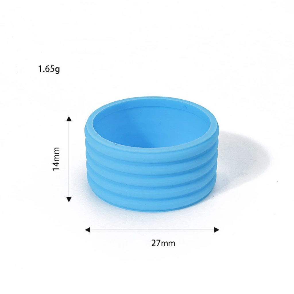 Customized Logo High Quality Silicone Overgrip Silicone Tennis Racket Grip Rings Paddle Silicone Grips