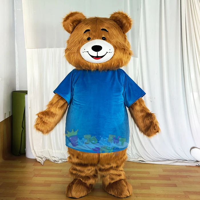 Fat Bear Mascot Set Shopping Mall Same Performance Doll