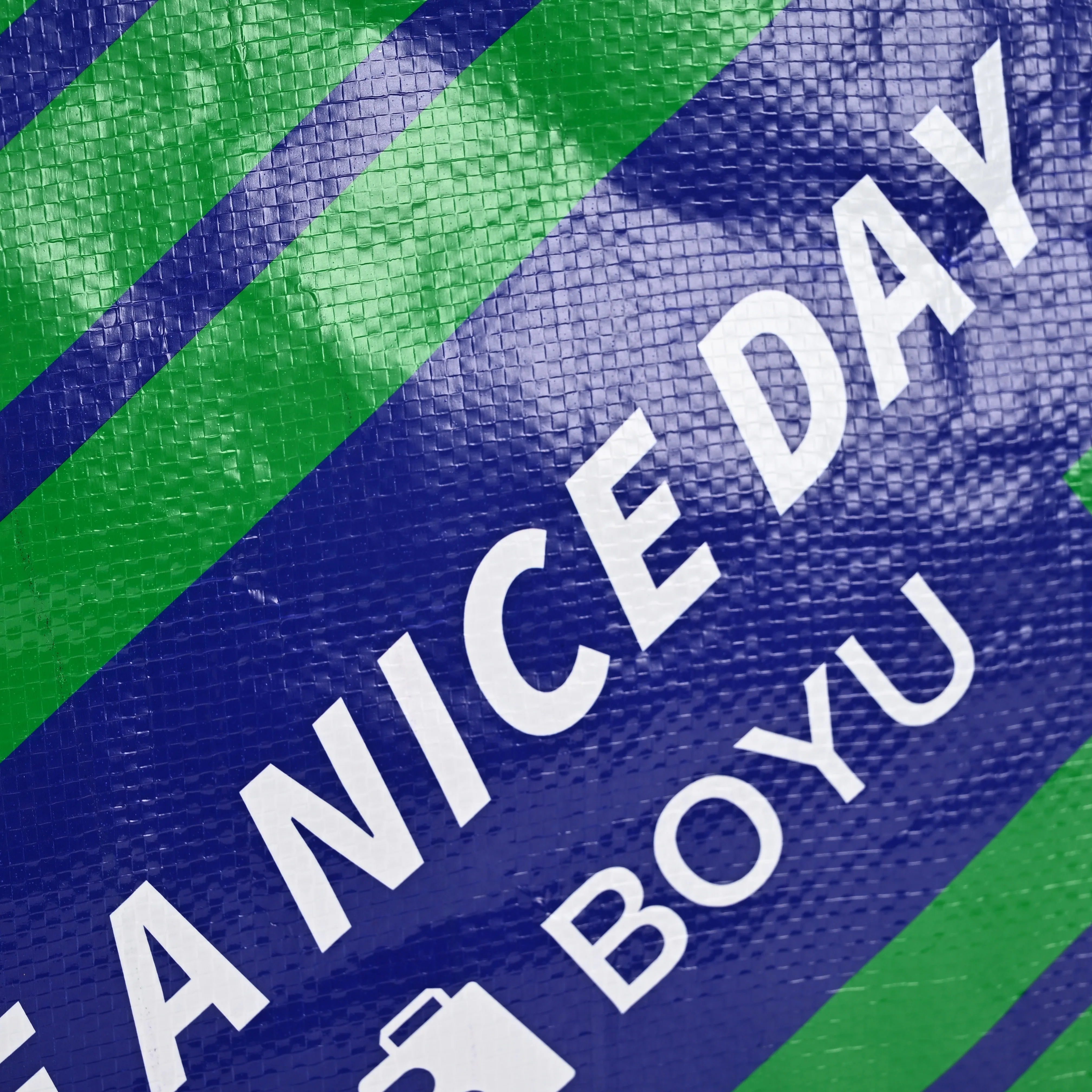 Promotional Grocery Coated Recycled Laminated PP Woven Bag Customized Printing PP Woven Tote Shopping Bag with Double Handle manufacture