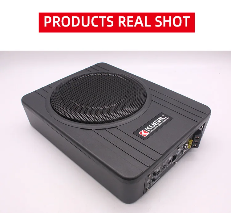 Hot Design Car Subwoofer Under Seat Audio Flat Subwoofer Pure Bass 12v Active 8 Inch Mini Slim 8468