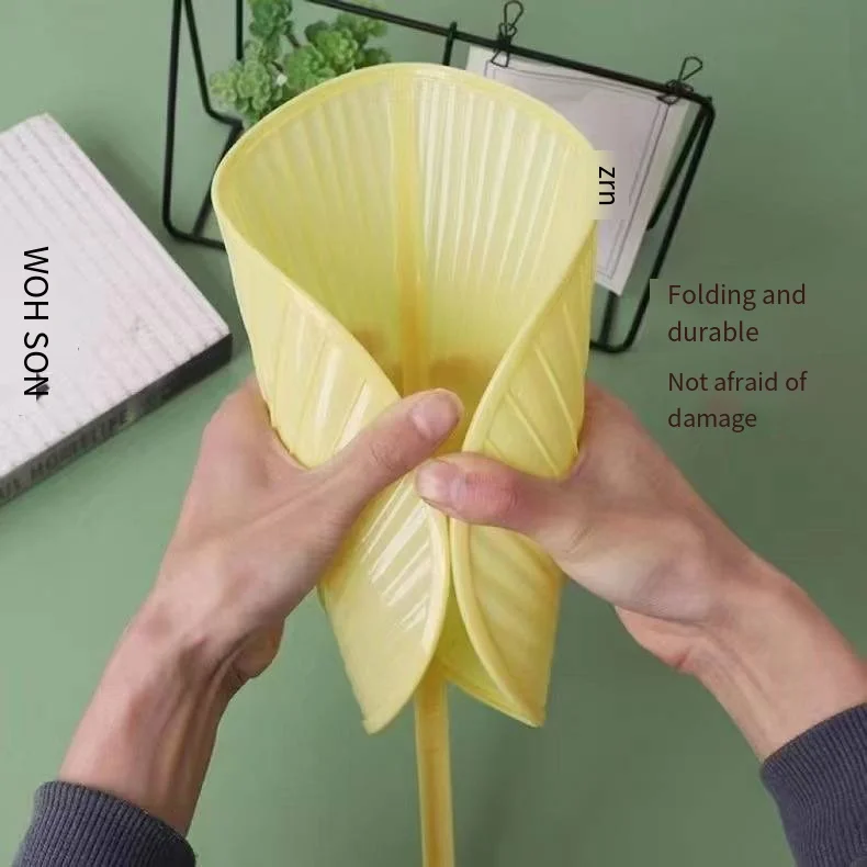 thickened plastic anti-fall fan summer banana can not tear group fan manual fan hand details