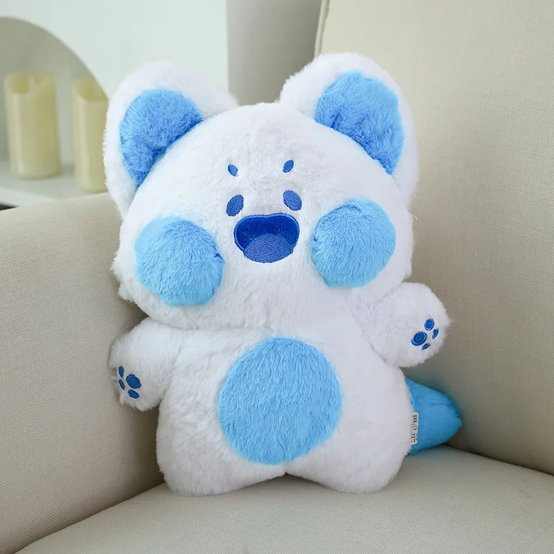 Japan OEMG Dudu Cat doll Angel Dudu Cat doll genuine plush toy throw pillow pillow birthday gift: blue dudu cat