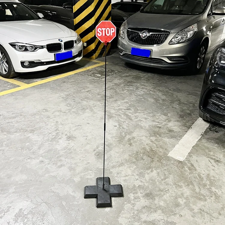 Capteur D'Arrêt Parking LED Haofy - Détection Automatique - Poteaux Réglables Pour Garage