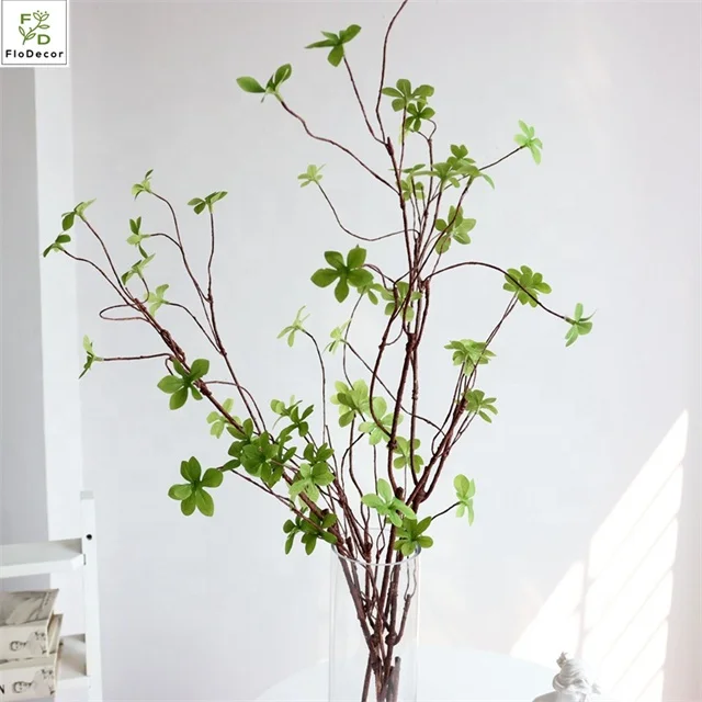 Knstlicher 3D Enkianthus Perulatus Japanischer Bltterzweig Naturgetreue  Kunstpflanze fr Hochzeit Party Heim Tischdekoration