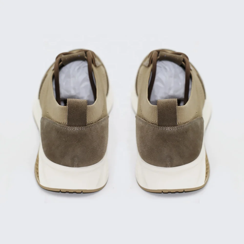 LANCI OEM Factory Sneaker Manufacturer Custom with Logo Men Knit Breathable  Sneakers Casual Mesh Trend Leisure slip on Shoes