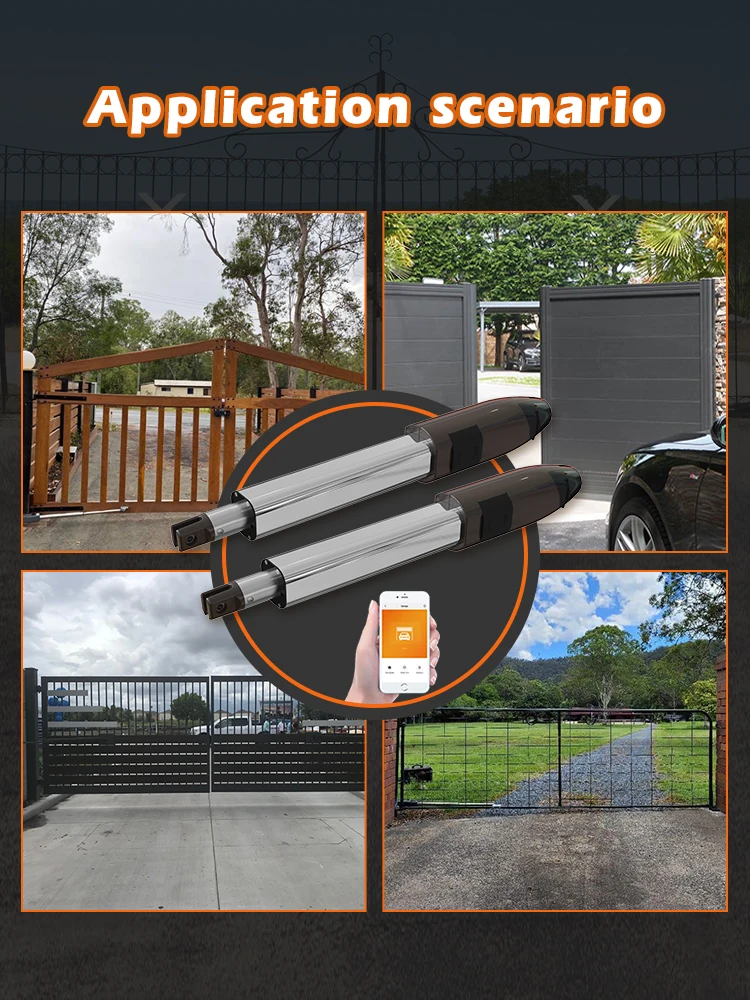 700kg Automatic Heavy Duty Solar Automatic Twodoor Gate Arm Dc Arm