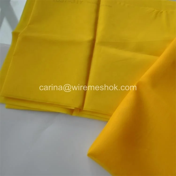 Silk Printing Mesh Fabric 100/110/120/140/160/180/200/250/300 White Yellow For Screen Printing Machine Equipment Accessories