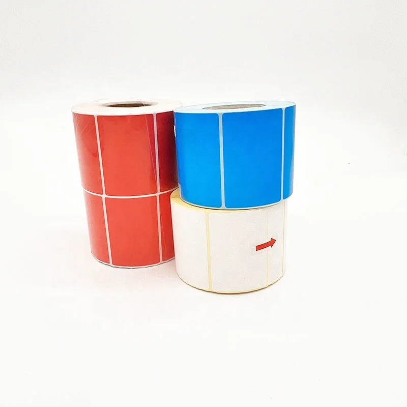 Popular Customized Custom Roll Dissolvable Labels Stickers 58X40MM