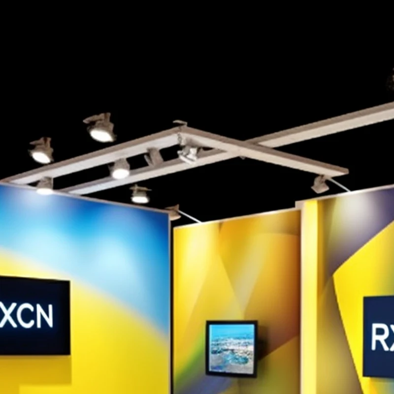 20x10 Modular Expo Exhibition Booth Design Light Box Trade Show Booth Led Backlit Displays for CES Electronics Fair