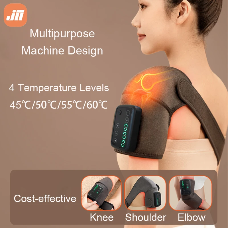 Smart Electric Heating Vibration Massager Knee Pad Rechargeable