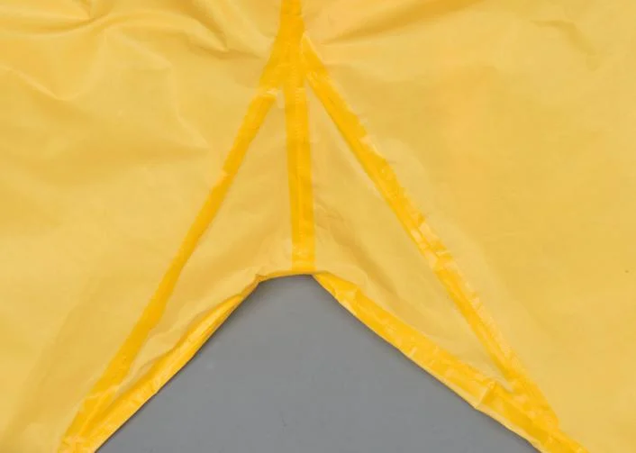 Type 3B/Type 4B Konzer Brand Yellow HDPE Disposable  Protective Hazmat-suit Nonwoven Chemical Coverall pink Mechanic Coveralls
