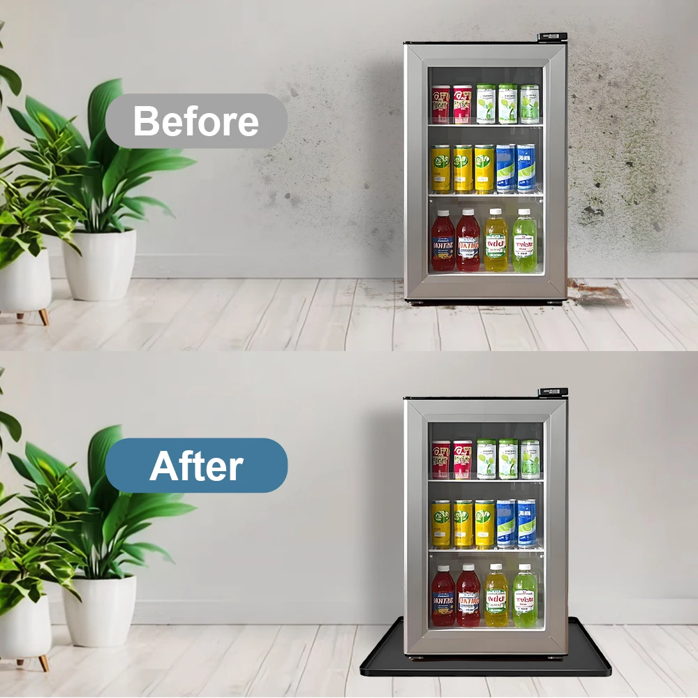 Non-Slip Silicone Fridge Organizer New Model Protective Mat for Refrigerator Floor Rubber Pad for Table Use Refrigerator-Mat