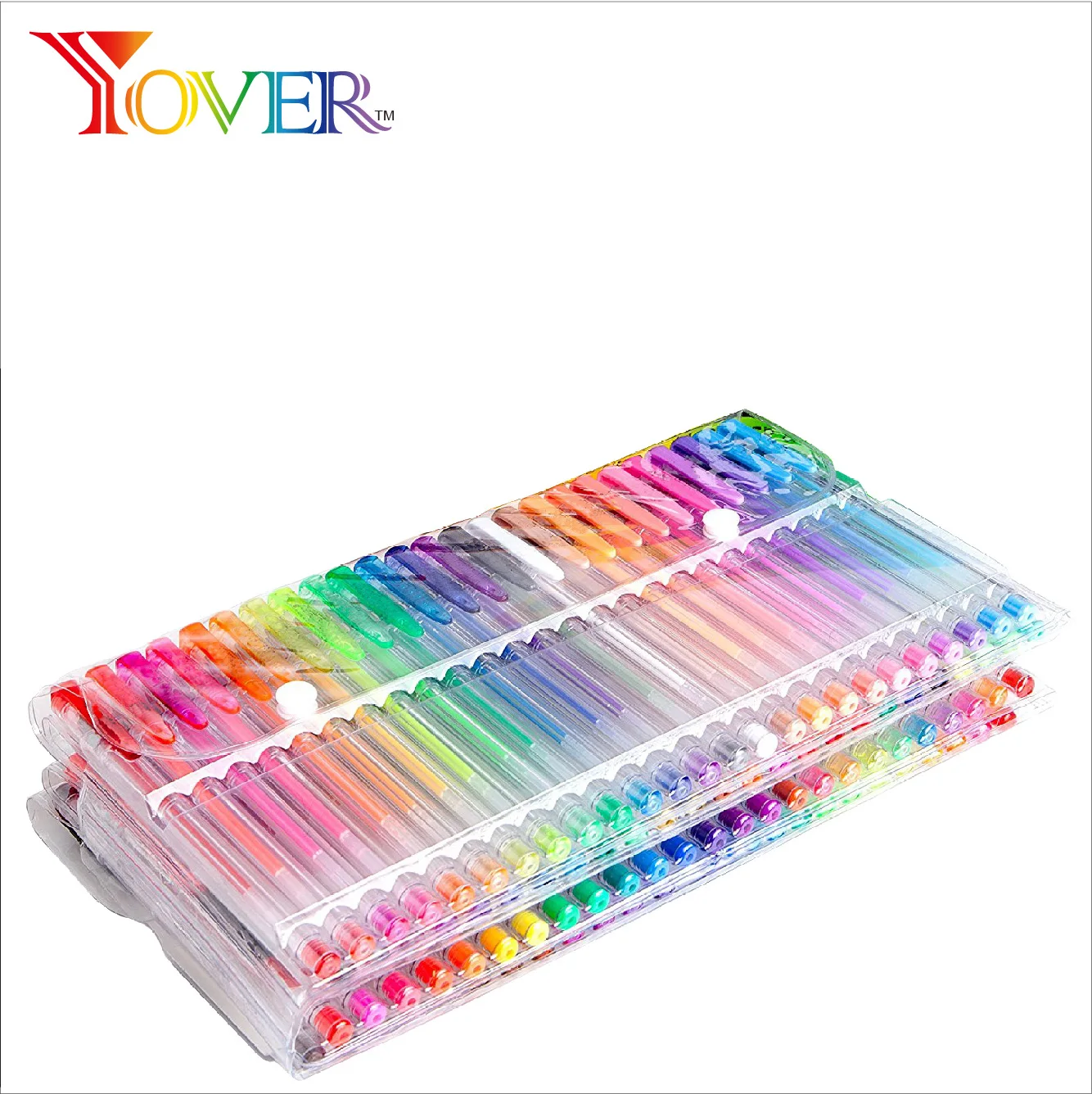 120 Unique Color No Colors Copying Gel Pen Set with Adult Coloring Pen Art Marker