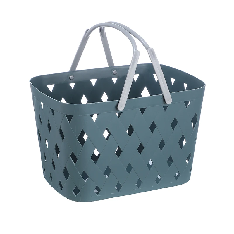 Корзина для белья органайзер грязной одежды пластиковая корзина хранения корзины из полиэтилена с ручкой в ванной