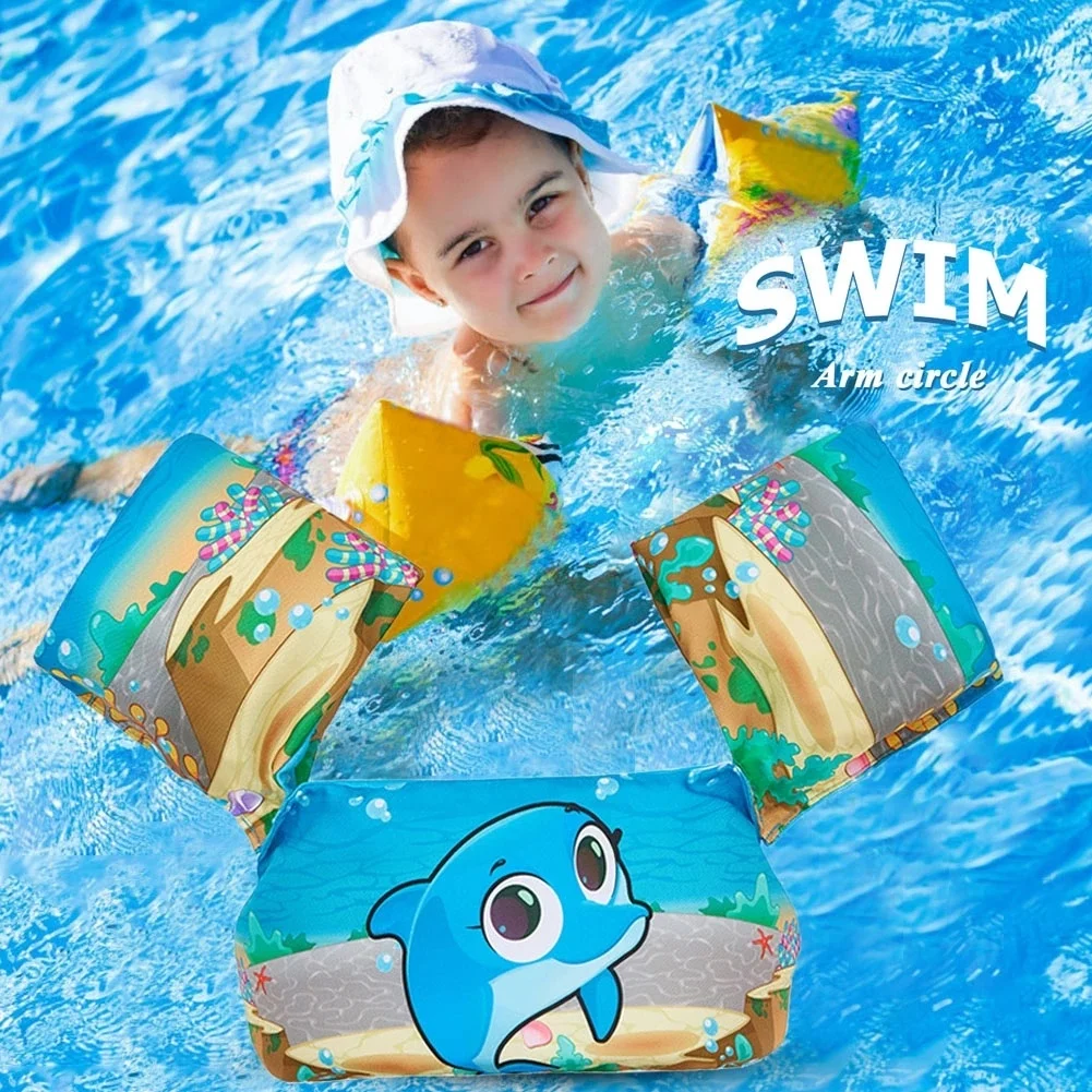FY Детский комплект плавающих рук плавающее кольцо спасательный жилет плавучий жилет детское оборудование для плавания