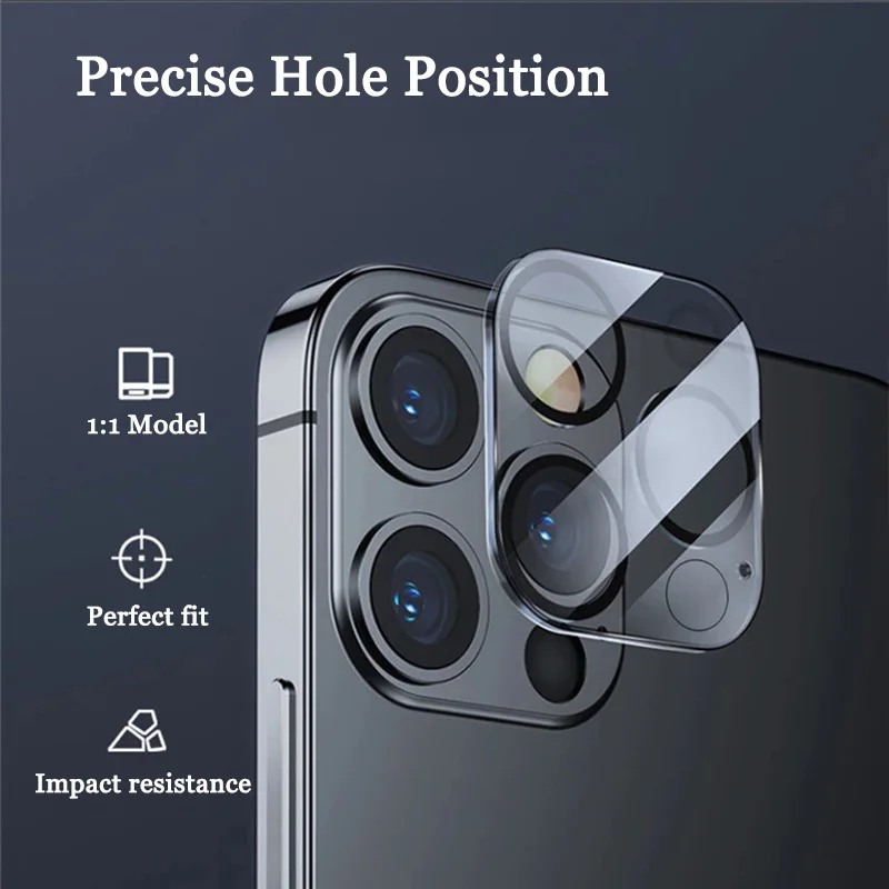 I Phone Lens Protector 3d Clear 9h Glass Full Cover Camera Lens ...