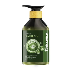 Factory Manufactured Vinissense 500ml Conditioner for Dry Scalp Brittle Hair Vegan Silk Protein Ginger Lotion Organic Collagen