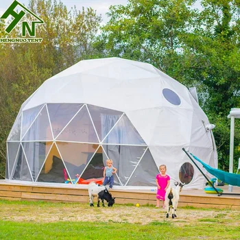 High Quality 20ft Outdoor Camping Glamping Geodesic Bubble Dome House Hotel Tents For Sale
