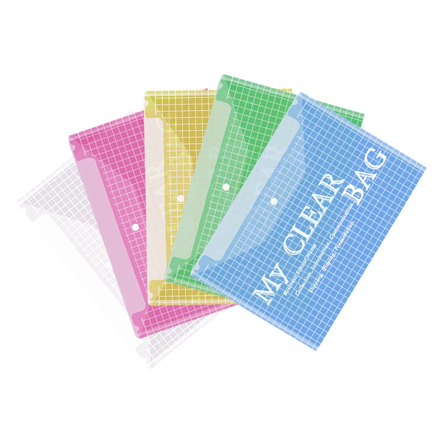 My Clear Bag Medium File Folder, 12 Pieces, Blue | DubaiStore.com - Dubai