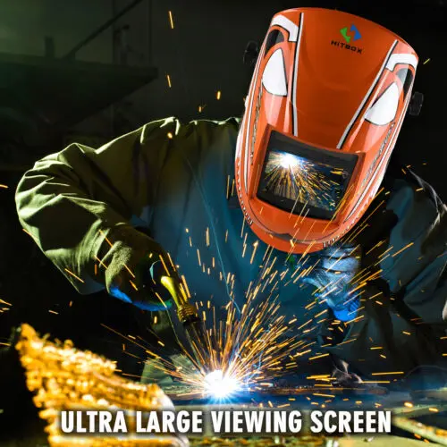 HITBOX Welding Helmet With Grind Mode Auto Darkening