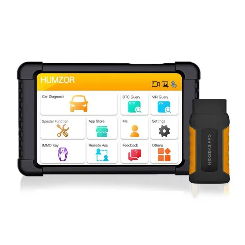 Humzor NexzDAS Proと10インチタブレットプロフェッショナルフルシステムOBD2スキャナー自動診断ツール