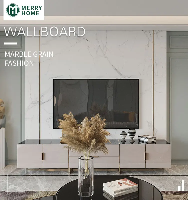 Melinco Nowoczesne 3D Panele Na Ściany Do Dekoracji Wnętrz Hotelowych Wилłek Marmurowa Tablica Na Ścianę
