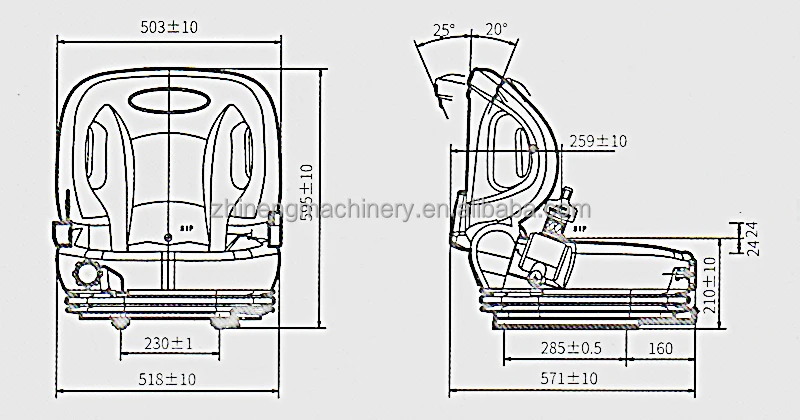 forklift seat