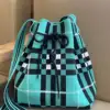 Plaid blue - 26x30