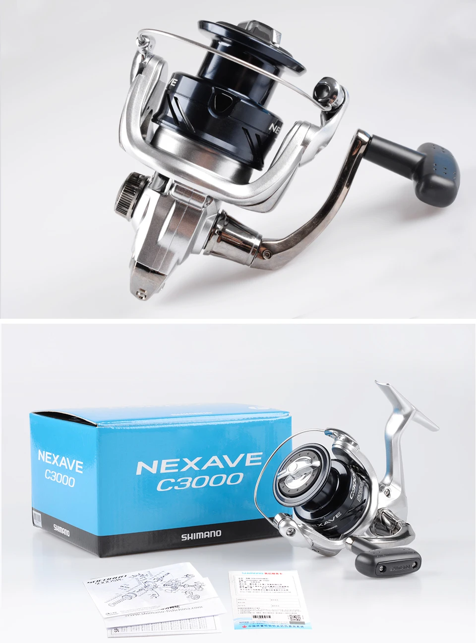 Shimano Nexave 1000-8000 Spinning Reels, मछली पकड़ने