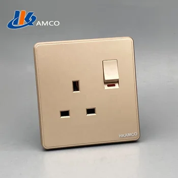 1gang 13A socket for SAUDI /AFRICA HAVE CERTIFICATE