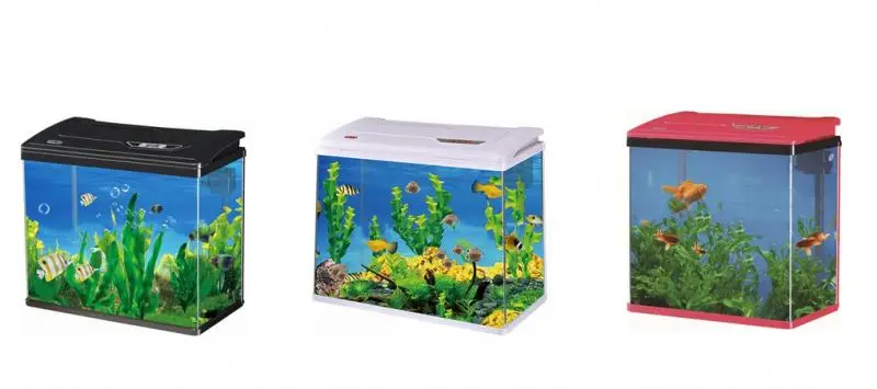 Mini Magical Square Coffee Table Aquarium Tank Eco-Friendly Fish Glass Design