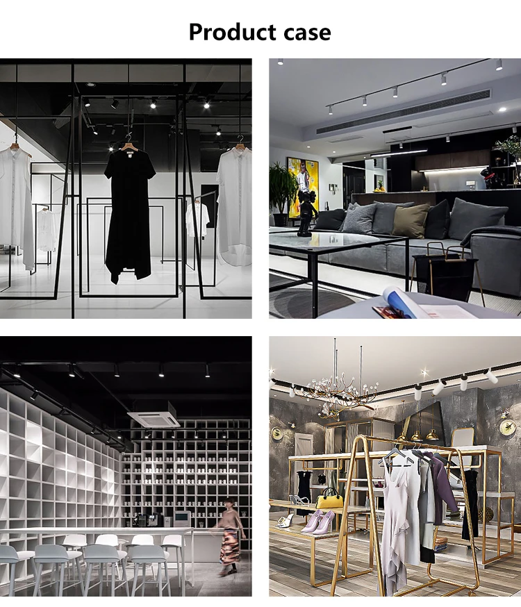 CE RoHS Certificated Black White Showroom Retail Store Art Gallery Stage 20W LED Track Light