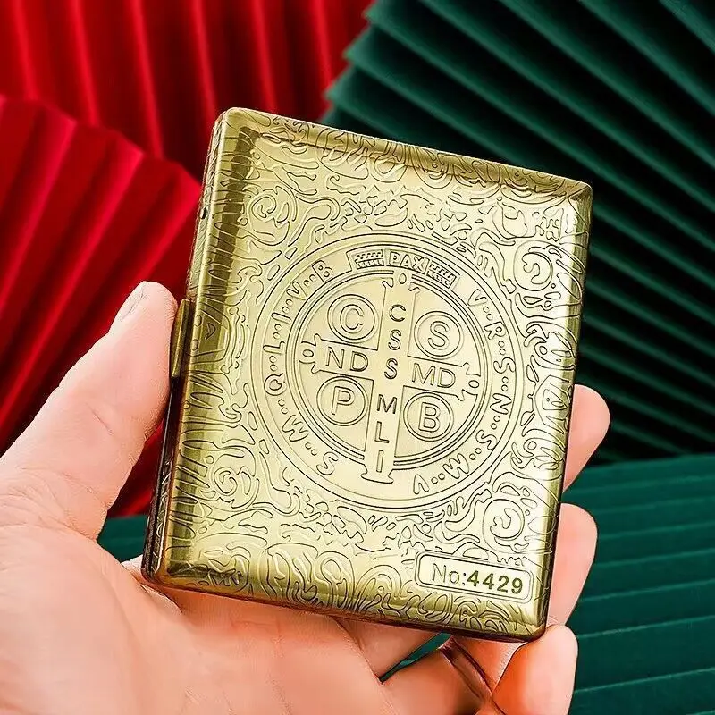 constantine cigarette case Constantine, Packet, Template, Digital Download Discover the ultimate blend of style and functionality with our premium Xirurus Metal Cigarette Case Christianartworkshop St. Benedict Cross Medallion