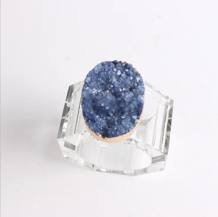 Factory price natural stone Napkin Rings Wedding Hotel Dining Table Decor Daily Use