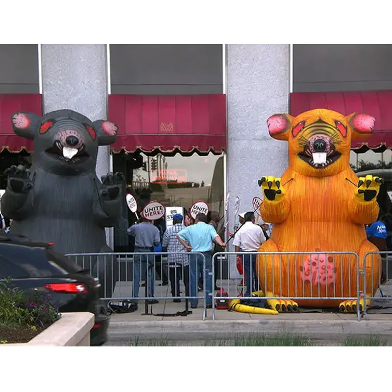 Event Animal Inflatable Cartoon Character Customized Advertising Event Mouse Giant Inflatable Rat Model Balloon
