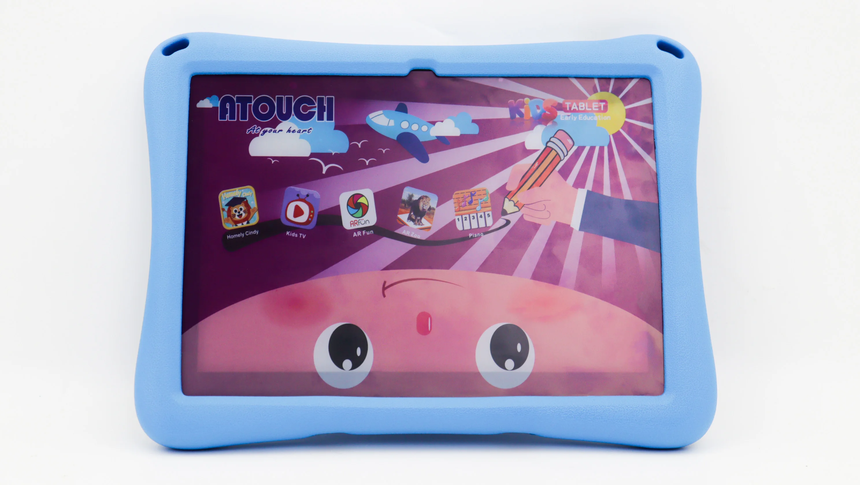 Factory Price ATOUCH KT37 Tablet 10. 1 Inch IPS Screen  Android 13 Kids Education Learning Tablet PC for Kids