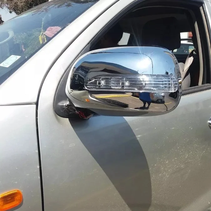 VIGO/FORTUNE/INNOVA 2012 - 2014 DOOR MIRROR COVER CHROMED Mirror Cover With Light Car Accessories