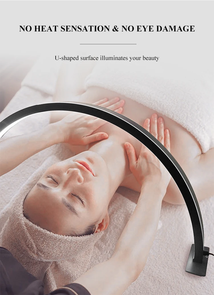 Ushaped 25w Professional Nail Salon Lighting System Table Nail Lamp