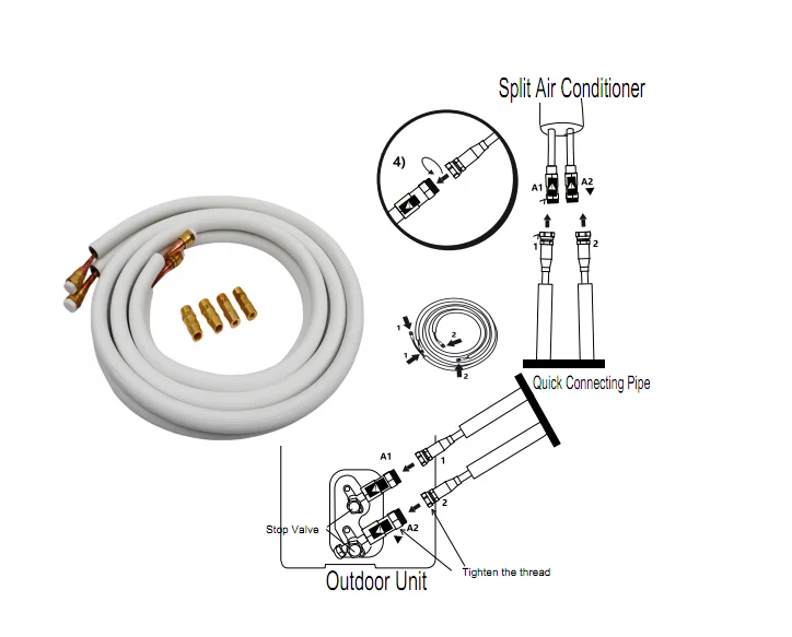 Mini Split Heat Pump, Electric, Copper - detail 6