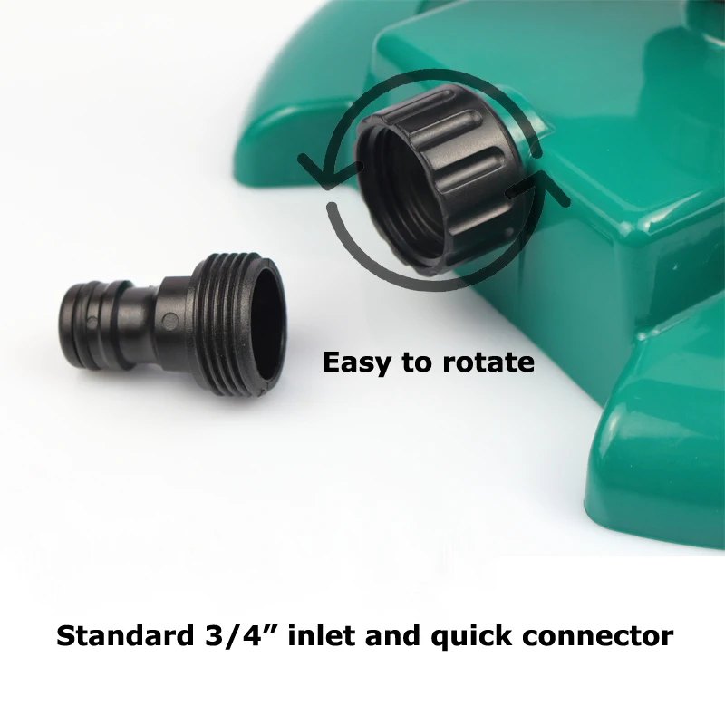 Agricultural Sprayer Tools Watering Tree Irrigation Water Lawn Floppy Rotary Garden Hose Splitter Rotating Sprinkler